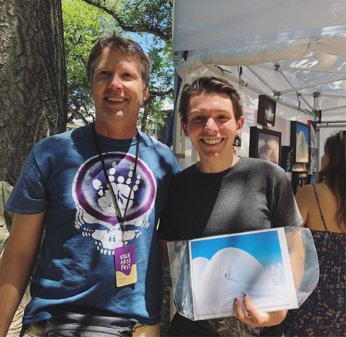 Chris Miles (artist) and Chris Miles (mathematician)